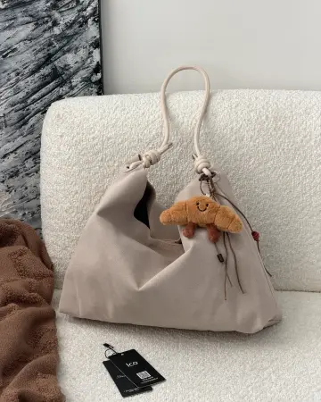 کیف دوشی دخترانه سالین، رنگ کرم استخونی — تصویر ۲ محصول