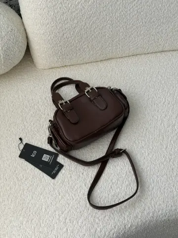 مینی بگ دخترانه گیلاس، رنگ قهوه ای — تصویر ۵ محصول